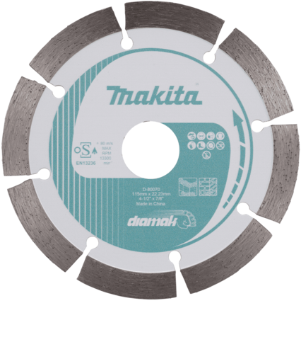 דיסק יהלום 115 מ''מ / 4.5 אינץ' Makita D-80070