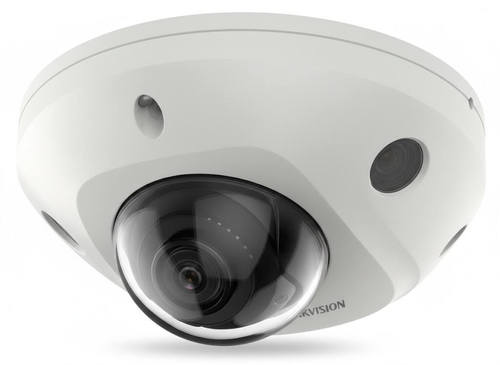 מצלמת אבטחה Hikvision DS-2CD2E43G2-U 4MP | מיני כיפה שקועה בתקרה בעיצוב דיסקרטי