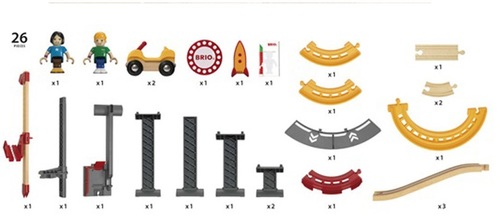 סט רכבת הרים 26 חלקים