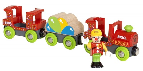 סט רכבת ליצן עם משא בלונים 5 חלקים