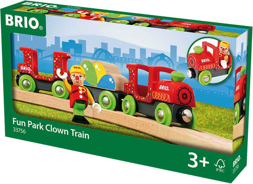 סט רכבת ליצן עם משא בלונים 5 חלקים