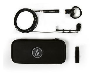 מיקרופון ייעודי לכלי נגינה עם תופסן לחליל Audio Technica ATM350W
