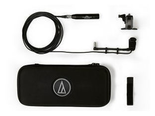 מיקרופון ייעודי לכלי נגינה עם תופסן לתופים Audio Technica ATM350D