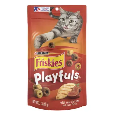 פריסקיז Playfuls חטיף לחתול עוף וכבד