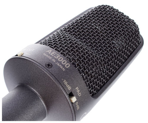 מיקרופון קונדנסר קרדאודי (כיווני) Audio Technica AE 3000