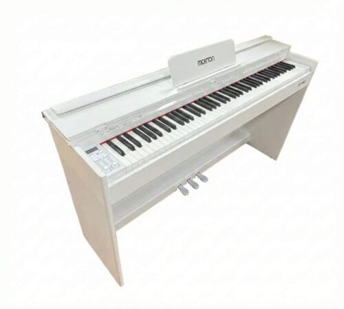 פסנתר חשמלי 88 קלידים בצבע לבן MORTON ZSF-005 WHITE