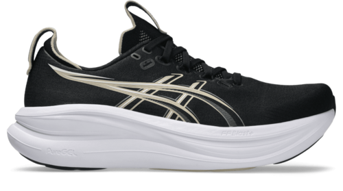 נעלי ריצה גברים Gel Nimbus 28 Wide 2E Black Grey של ASICS