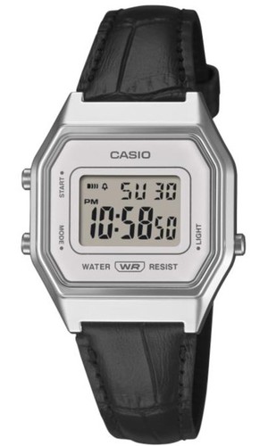CASIO LA-680WEL-1D רצועת עור דיגיטלי