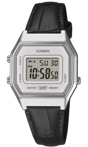 CASIO LA-680WEL-1D רצועת עור דיגיטלי