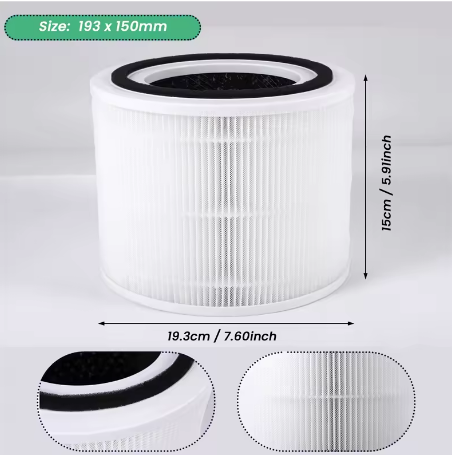 ‏פילטר למטהר אוויר תואם Levoit Core 300 Filter