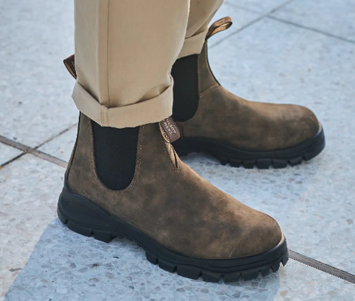 Blundstone  Blundstone 2239 - נעלי בלנסטון 2239 גברים בצבע חום כפרי - אלסטי