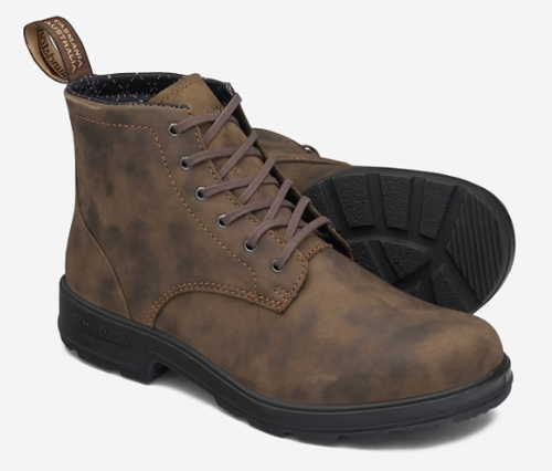 Blundstone 1930 - נעלי בלנסטון 1930 גברים בצבע חום כפרי - עם שרוכים