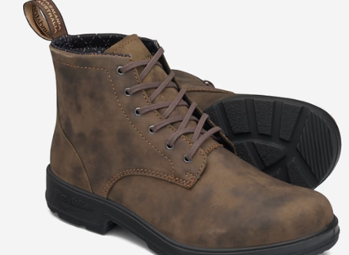 Blundstone 1930 - נעלי בלנסטון 1930 גברים בצבע חום כפרי - עם שרוכים