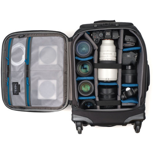 תיק טרולי גב Tenba 637-790 Axis V2 Spinner Backpack (Black, 28L)