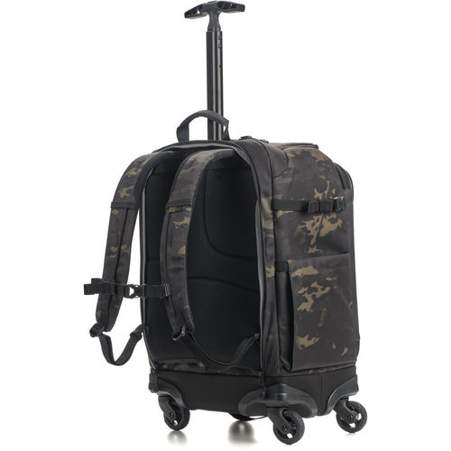 תיק טרולי גב Tenba 637-791 Axis V2 Spinner Backpack (Multicam Black, 28L)