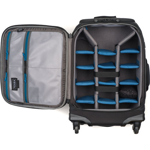 תיק טרולי גב Tenba 637-791 Axis V2 Spinner Backpack (Multicam Black, 28L)