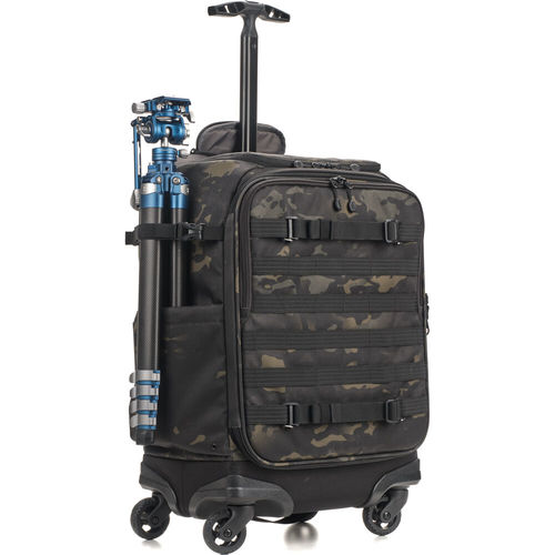 תיק טרולי גב Tenba 637-791 Axis V2 Spinner Backpack (Multicam Black, 28L)