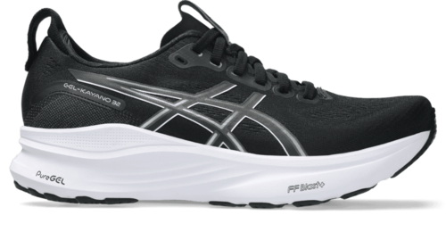 Gel Kayano 32 Black White נעלי ריצה תומכות לנשים