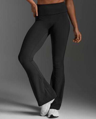 טייץ פעמון Fluid Hi-Rise Flare Pant BLK/BLK