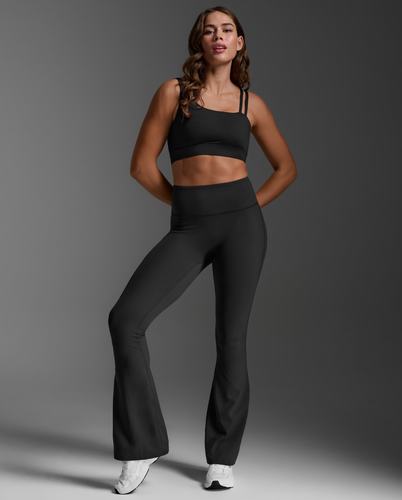 טייץ פעמון Fluid Hi-Rise Flare Pant BLK/BLK
