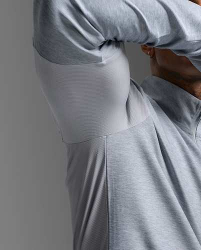 חולצה ארוכה מחממת לריצה Aero 1/2 Zip WTV/BRF