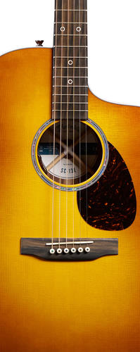 גיטרה אקוסטית מוגברת + נרתיק MARTIN SC-13E Modern SP BURST / Koa