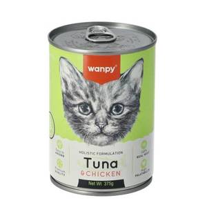 ונפי שימורי חתול פטה קיטן טונה ועוף 375 גר