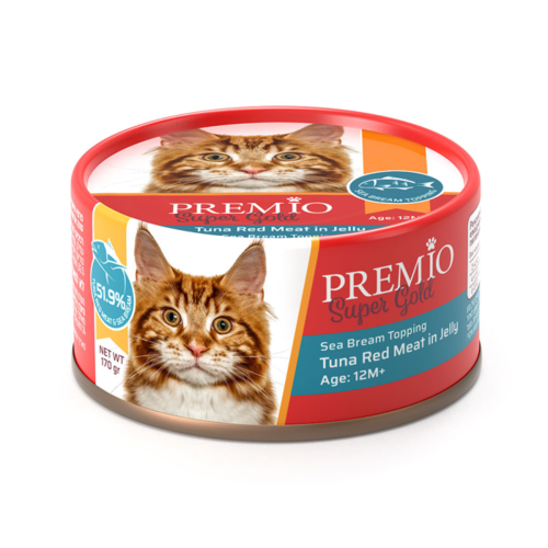 פרמיו 170 גר חתול טונה אדומה בציפוי דניס בגלי