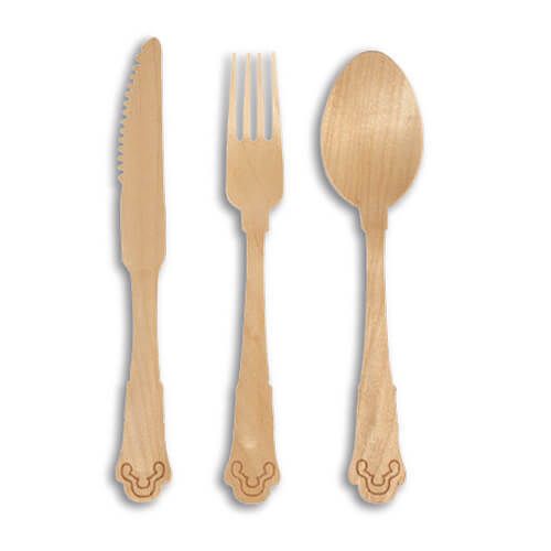 כף עץ מעוצב 20ממ מעוצב