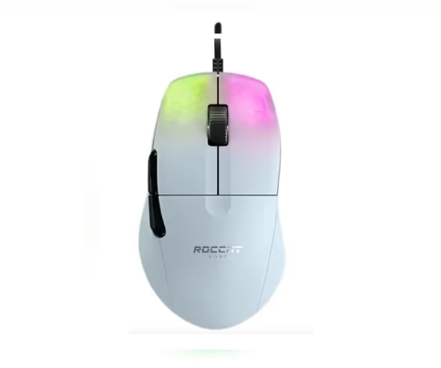 עכבר גיימינג Roccat Kone Pro בצבע לבן