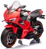 אופנוע ענק ממונע 24V דמוי דוקאטי, נסיעה קדימה/אחורה, מולטימדיה ואורות בגלגלים - אדום