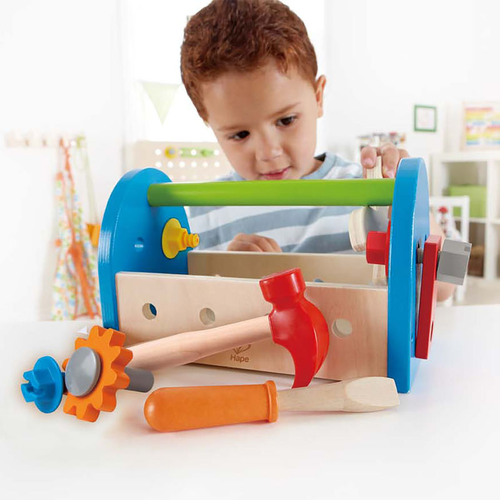 ארגז כלי עבודה מעץ 17 חלקים Fix it Tool Box 2