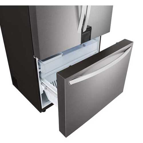 מקרר 3 דלתות 750 ליטר LG R-3D288BINS InstaView נירוסטה מוברשת