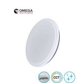 פלפון Ø380 40W SOLE כיסוי מנצנץ, כפתור CCT