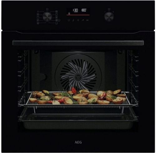 תנור בנוי AEG כולל AIR FRY דגם  nbs6p53ak  ***מתצוגה*** איי אי ג'י
