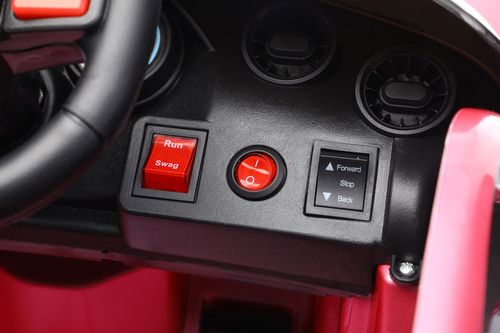 מכונית ממונעת 12V בדמות מרצדס GT עם עם צביעה פיינטינג, גלגלי EVA, צלילים, אורות ושלט רחוק - ורוד מטאלי