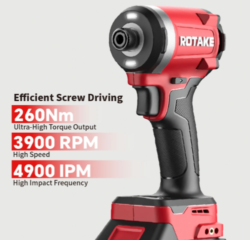 גוף מברגת אימפקט נטענת דרייב 1/4  20V עצמה 260Nm מנוע Brushless (תואם סוללות MAKITA 18V – לא כלולות) ללא סוללה