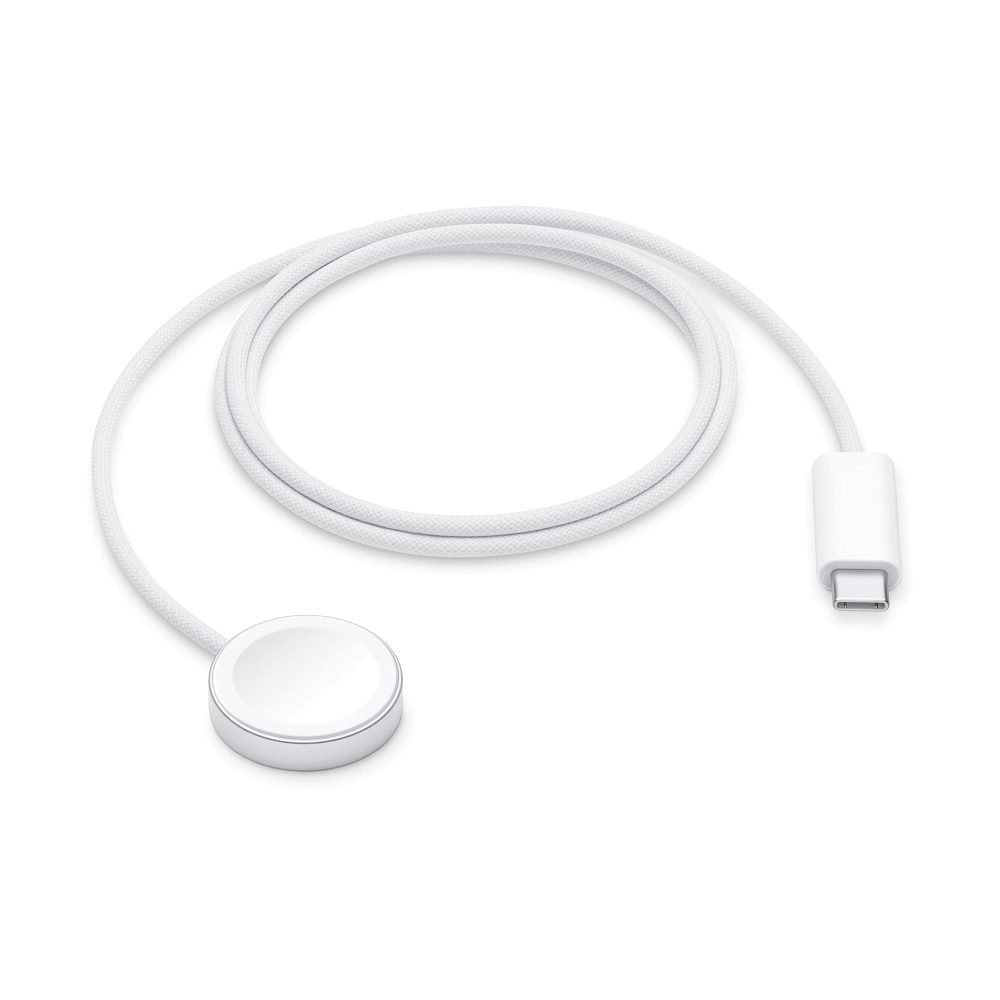מטען מגנטי מהיר ל-Apple Watch מקורי עם חיבור USB מסוג C באורך 1 מטר