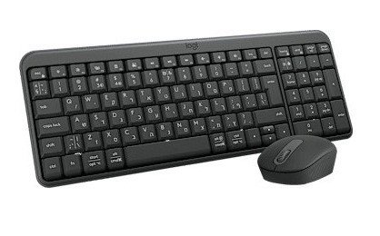סט מקלדת ועכבר אלחוטיים Logitech Compact MK250