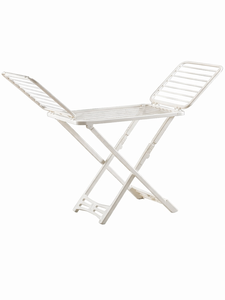 מתקן כביסה איכותי מפלסטיק עם כנפיים מתקפלות – Cobra רוחב 124 ס״מ | גובה 197 ס״מ