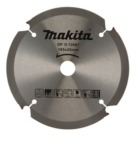 להב TCT למסור עגול 165X4 פייבר צמנט MAKITA מקיטה