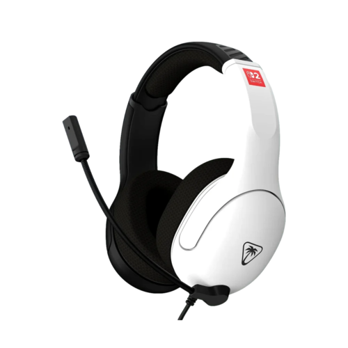 אוזניות גיימינג חוטיות Airlite™ Fit ל-Nintendo Switch™ 2 בצבע שחור/לבן מבית Turtle Beach