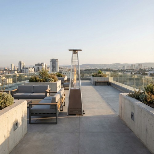 פטריית חימום גז SmartAir Pyramid - שחור