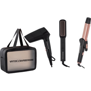 סט טיפוח שיער כולל מייבש, מברשת החלקה ומחליק מסלסל Artos