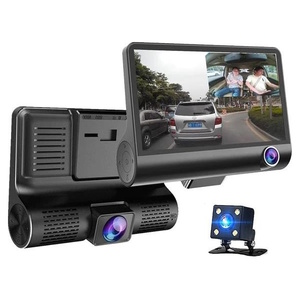 מצלמת רכב קדמית FHD 1080p אחורית FHD 720p ופנימית FHD 720p ‏Premier
