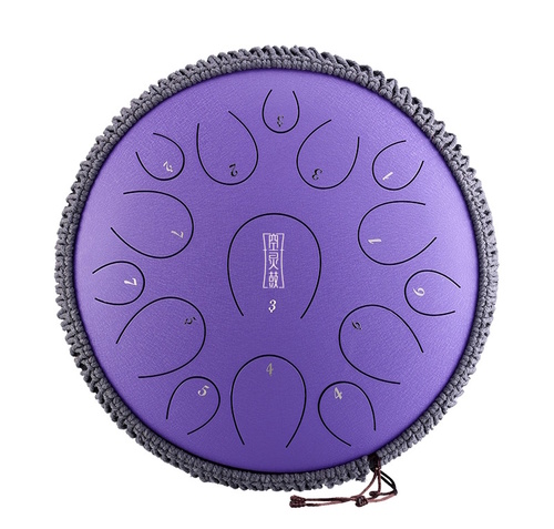 סטיל דראם HLURU TY15-14 Lavender Steel Tongue Drum 14