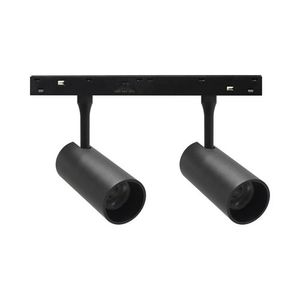 ספוט לד שחור לפס צבירה מגנטי TIKTOK SPOT 2X8W 3CCT Nisko