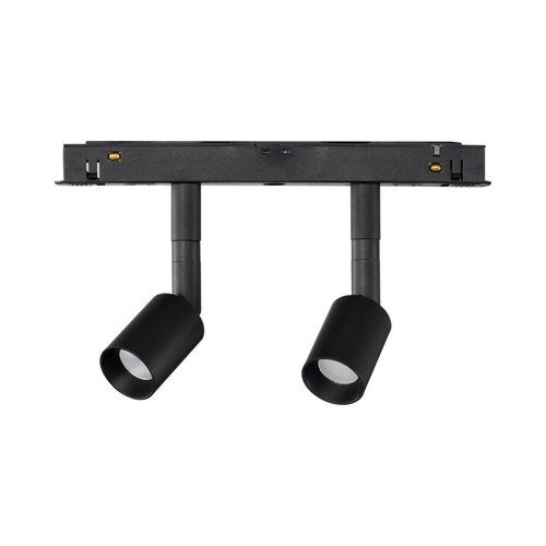 ספוט לד שחור לפס צבירה מגנטי TIKTOK SPOT 2X3W אור ניטרלי Nisko 
