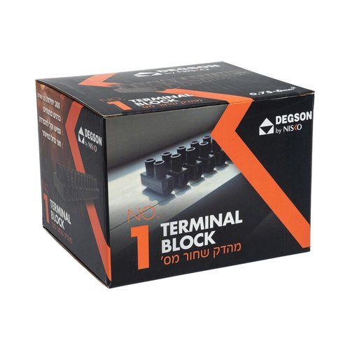 300 מהדק U שחור מידה 1 DG10-6MM² Nisko 
