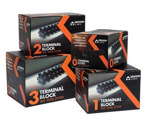 300 מהדק U שחור מידה 3 DG15-16MM² Nisko 
